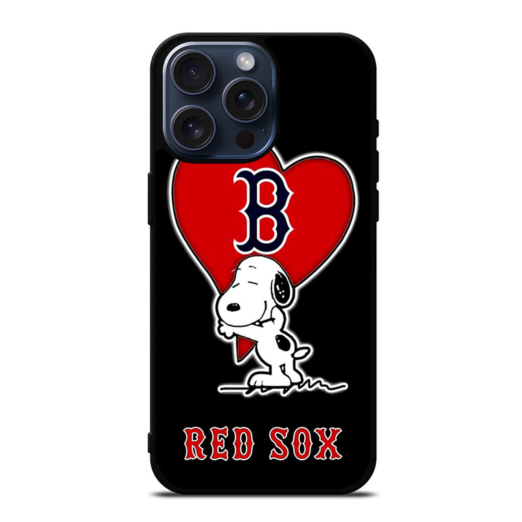 LOVE BOSTON RED SOX SNOOPY iPhone 15 Pro Max Case Cover LOVE BOSTON RED SOX SNOOPY iPhone 15 Pro Max Case Cover