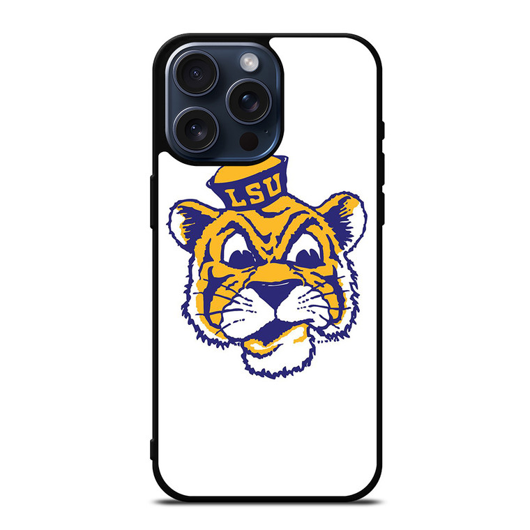LSU TIGERS RETRO VINTAGE LOUISIANA STATE UNIVERSITY iPhone 15 Pro Max Case Cover