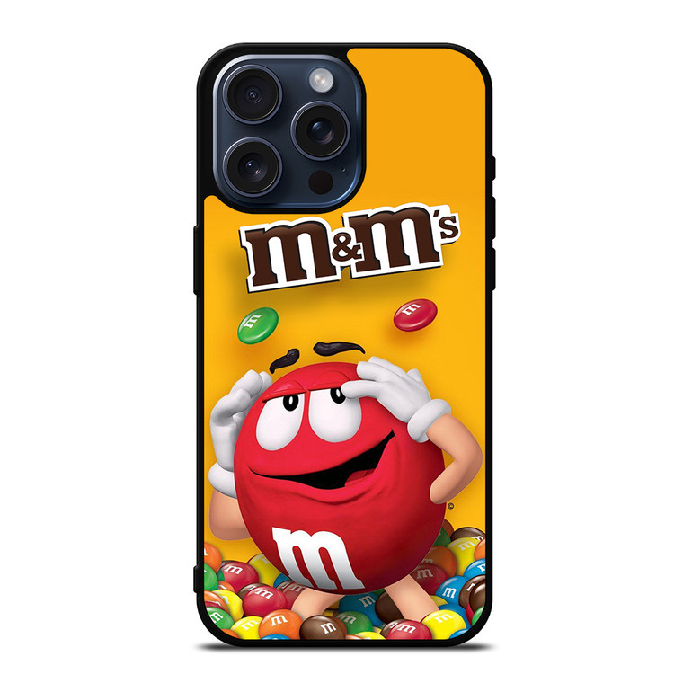 M&M'S CHOCOLATE MASCOT iPhone 15 Pro Max Case Cover