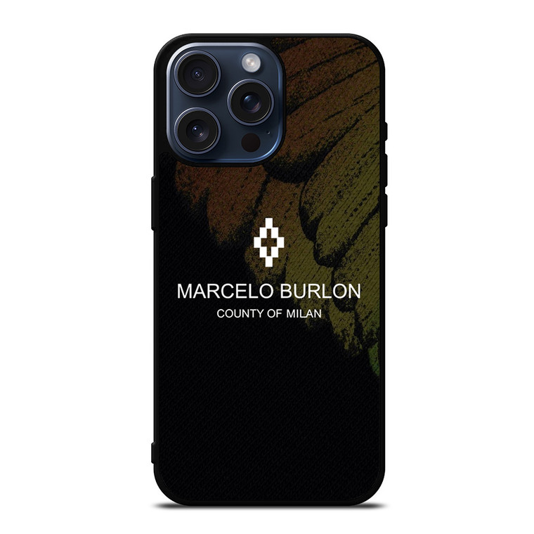 MARCELO BURLON WING LOGO iPhone 15 Pro Max Case Cover