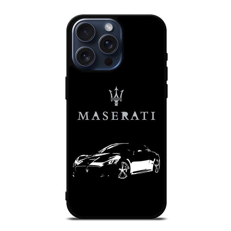 MASERATI LOGO ART iPhone 15 Pro Max Case Cover
