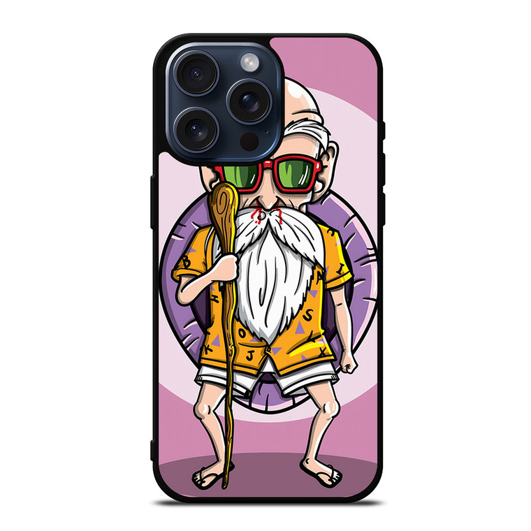 MASTER ROSHI DRAGON BALL CARTOON iPhone 15 Pro Max Case Cover