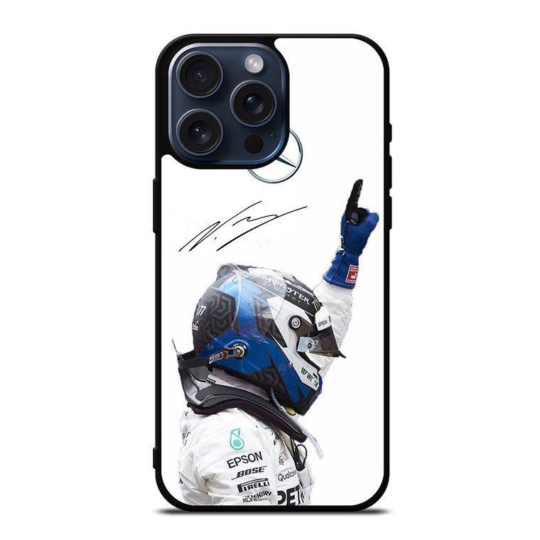 MERCEDES F1 VALTTERI BOTTAS SIGNATURE iPhone 15 Pro Max Case Cover