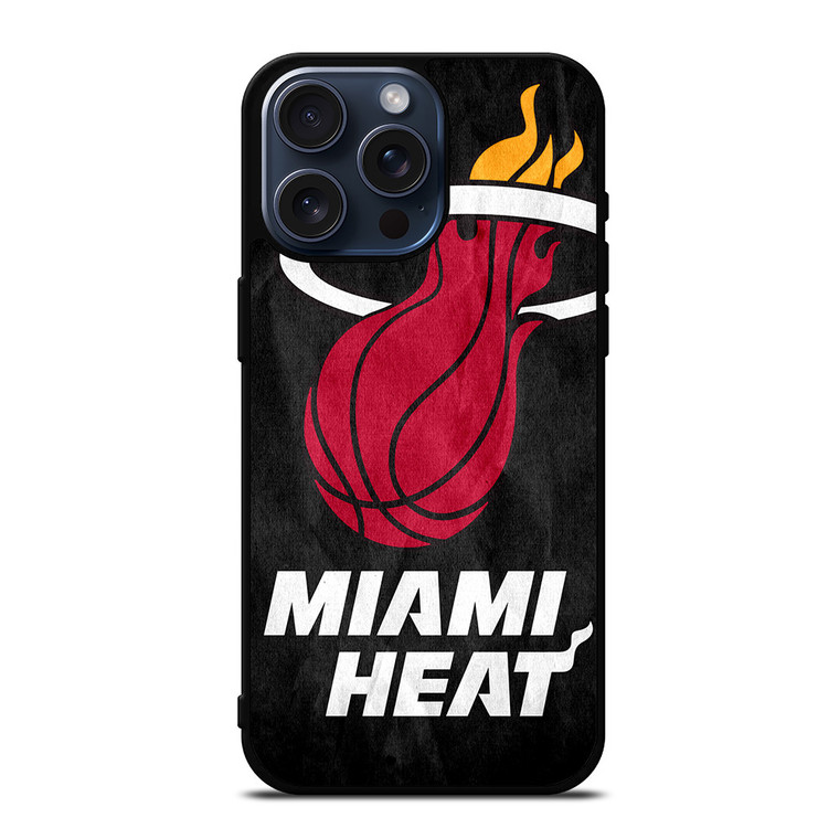 MIAMI HEAT NBA LOGO iPhone 15 Pro Max Case Cover
