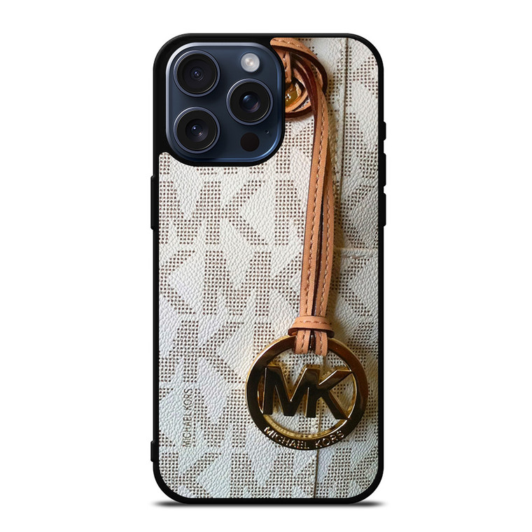 MICHAEL KORS MK WHITE iPhone 15 Pro Max Case Cover