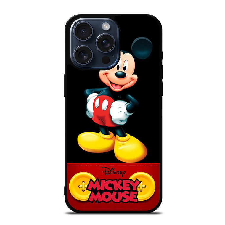 MICKEY MOUSE DISNEY CARTOON iPhone 15 Pro Max Case Cover