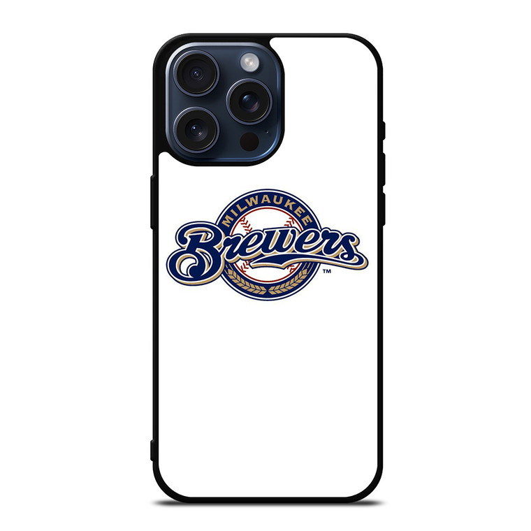 MILWAUKEE BREWERS LOGO BASEBALL TEAM ICON iPhone 15 Pro Max Case Cover
