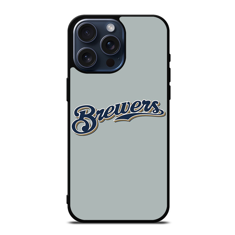 MILWAUKEE BREWERS LOGO BASEBALL TEAM iPhone 15 Pro Max Case Cover