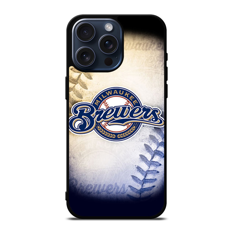 MILWAUKEE BREWERS MLB LOGO iPhone 15 Pro Max Case Cover