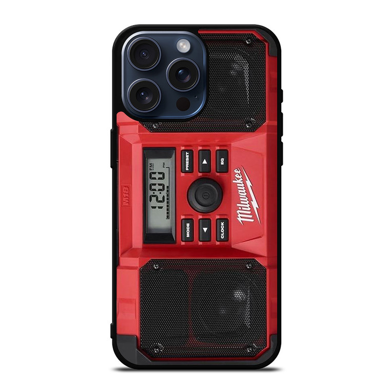 MILWAUKEE JOBSITE RADIO iPhone 15 Pro Max Case Cover