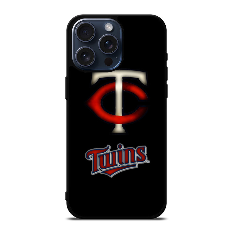 MINNESOTA TWINS BASEBALL LOGO iPhone 15 Pro Max Case Cover