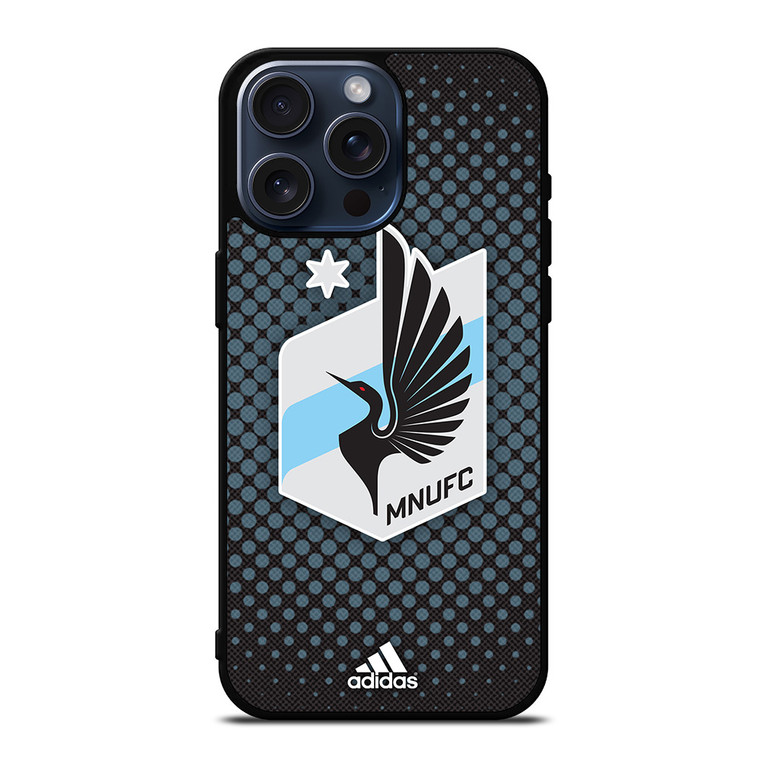 MINNESOTA UNITED FC SOCCER MLS ADIDAS iPhone 15 Pro Max Case Cover