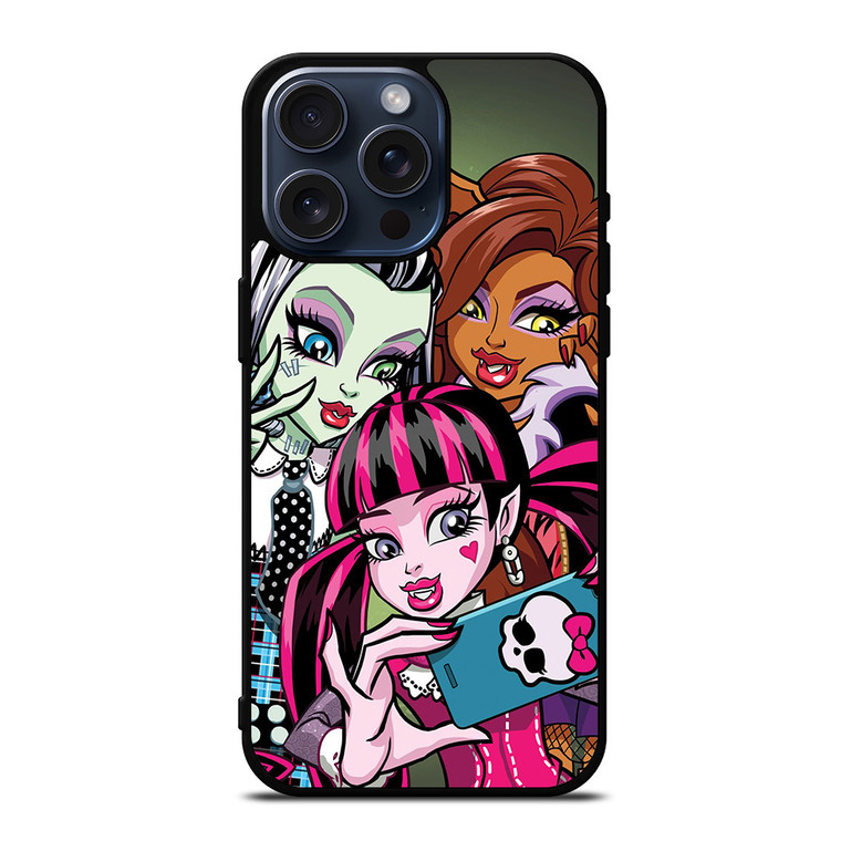 MONSTER HIGH SELFIE iPhone 15 Pro Max Case Cover