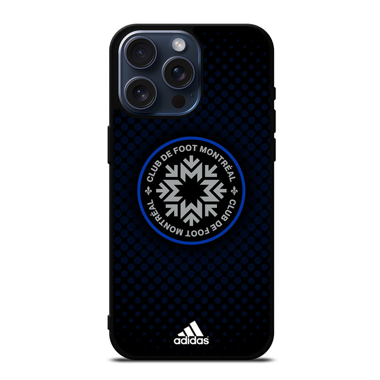 MONTREAL FC SOCCER MLS ADIDAS iPhone 15 Pro Max Case Cover