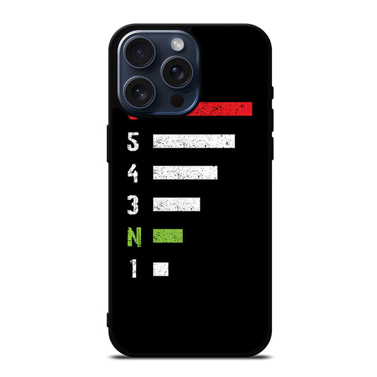 MOTORCYCLE GEAR SHIFT iPhone 15 Pro Max Case Cover