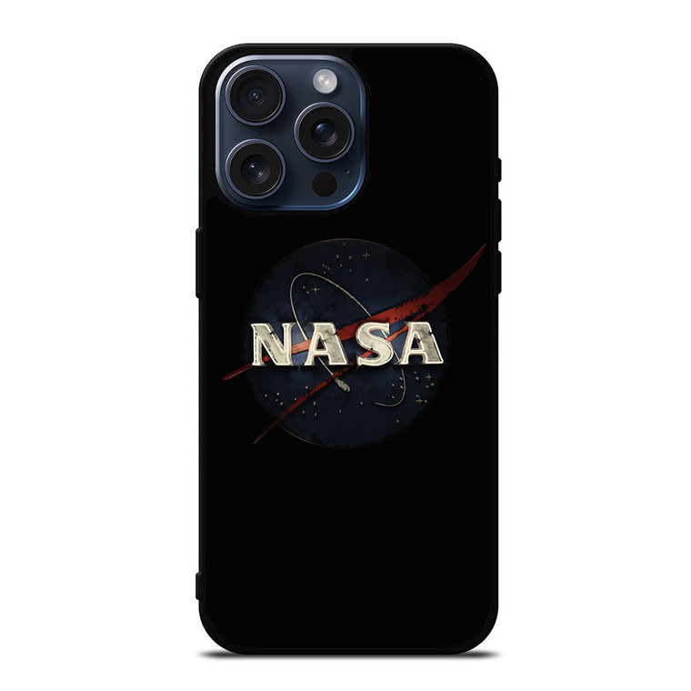 NASA METAL LOGO BADGE iPhone 15 Pro Max Case Cover