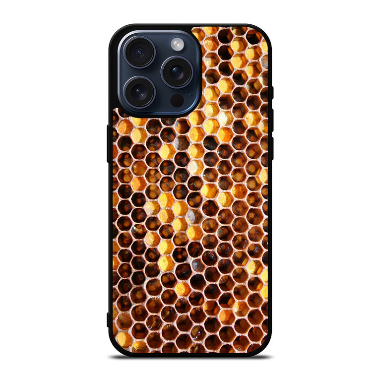 NATURAL HONEYCOMB PATTERN iPhone 15 Pro Max Case Cover