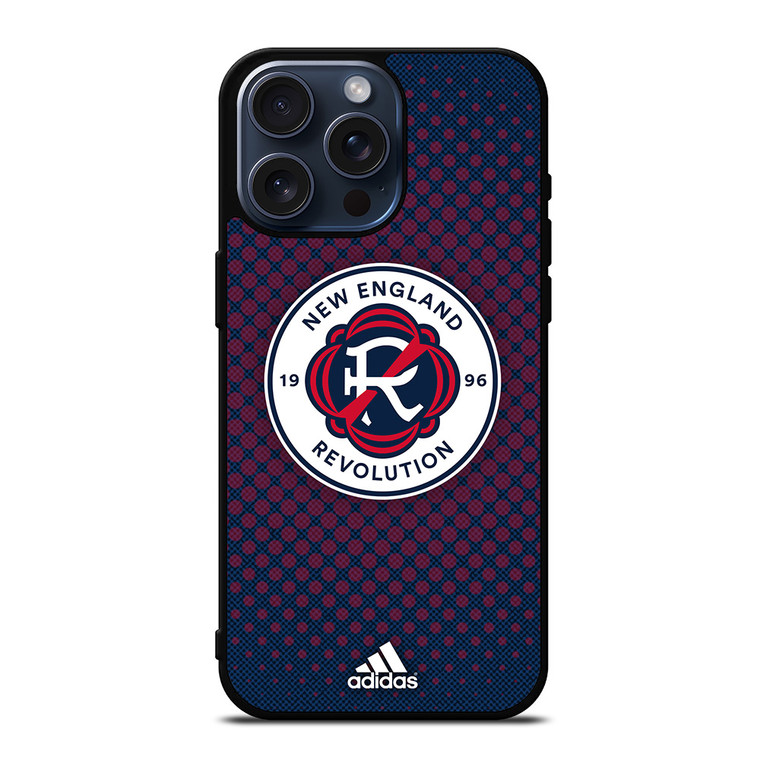 NEW ENGLAND REVOLUTION SOCCER MLS ADIDAS iPhone 15 Pro Max Case Cover