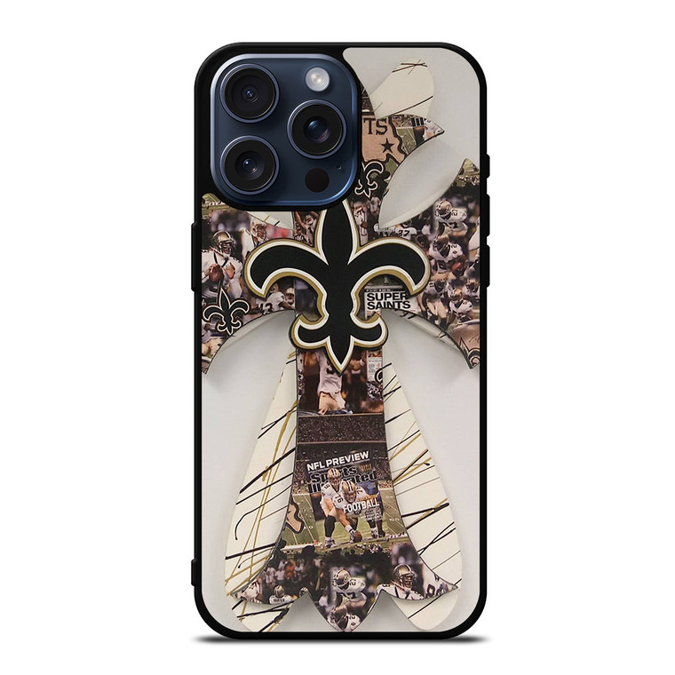 NEW ORLEANS SAINTS ICON iPhone 15 Pro Max Case Cover