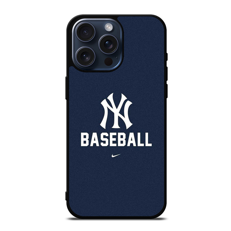 NEW YORK YANKEES NY NIKE LOGO BASEBALL TEAM iPhone 15 Pro Max Case Cover