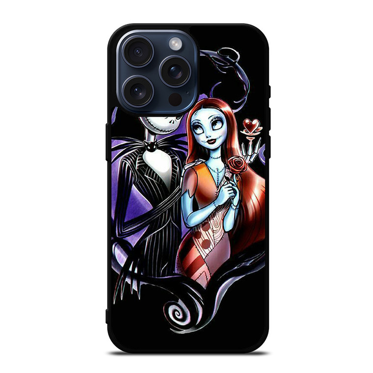 NIGHTMARE BEFORE CHRISTMAS CARTOON iPhone 15 Pro Max Case Cover