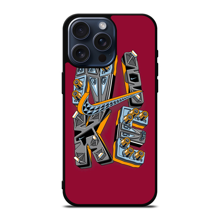 NIKE SOLES LOGO ART iPhone 15 Pro Max Case Cover
