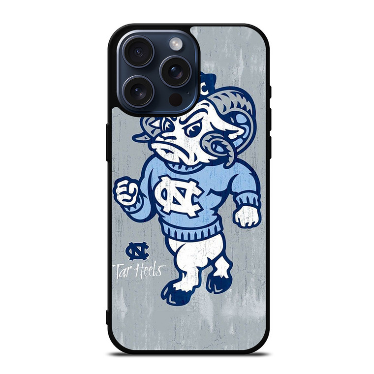 NORTH CAROLINA TAR HEELS MASCOT iPhone 15 Pro Max Case Cover