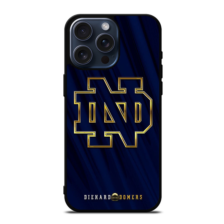 NOTRE DAME ND FOOTBALL LOGO iPhone 15 Pro Max Case Cover