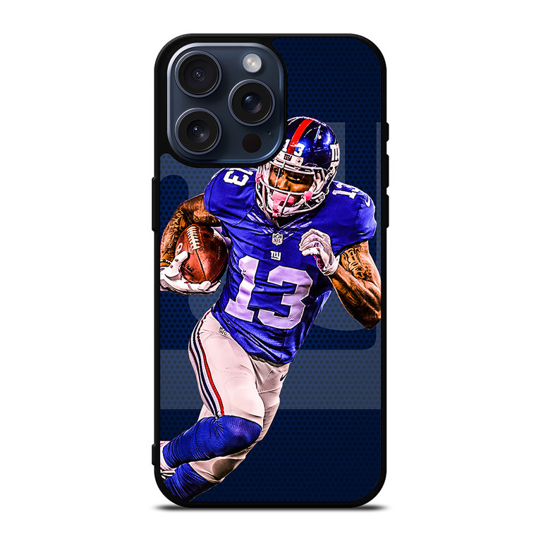 NY GIANTS ODELL BECKHAM JR NFL iPhone 15 Pro Max Case Cover