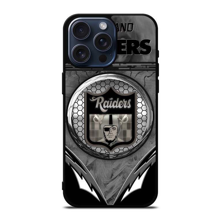 OAKLAND RAIDERS NFL LOGO iPhone 15 Pro Max Case Cover