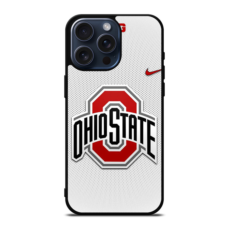 OHIO STATE BUCKEYES LOGO FOOTBALL NIKE BIG iPhone 15 Pro Max Case Cover OHIO STATE BUCKEYES LOGO FOOTBALL NIKE BIG iPhone 15 Pro Max Case Cover