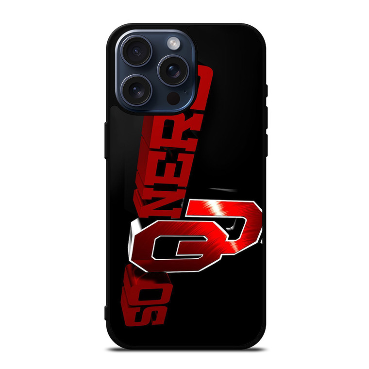 OKLAHOMA SOONERS iPhone 15 Pro Max Case Cover