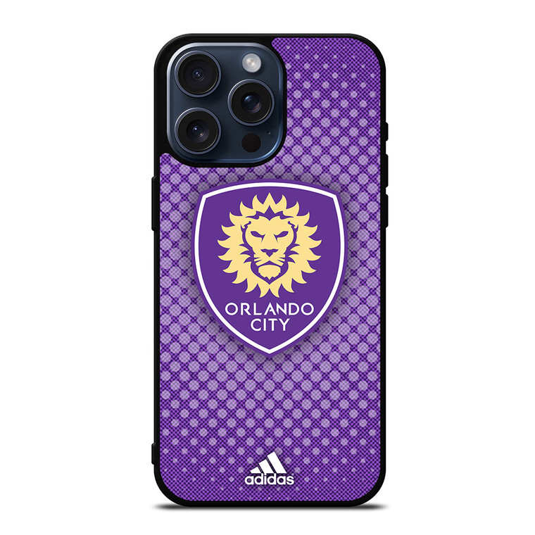 ORLANDO CITY FC SOCCER MLS ADIDAS iPhone 15 Pro Max Case Cover