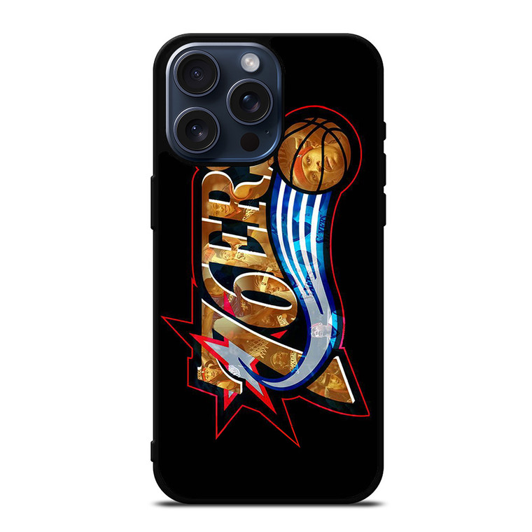 PHILADELPHIA 76ERS LOGO iPhone 15 Pro Max Case Cover