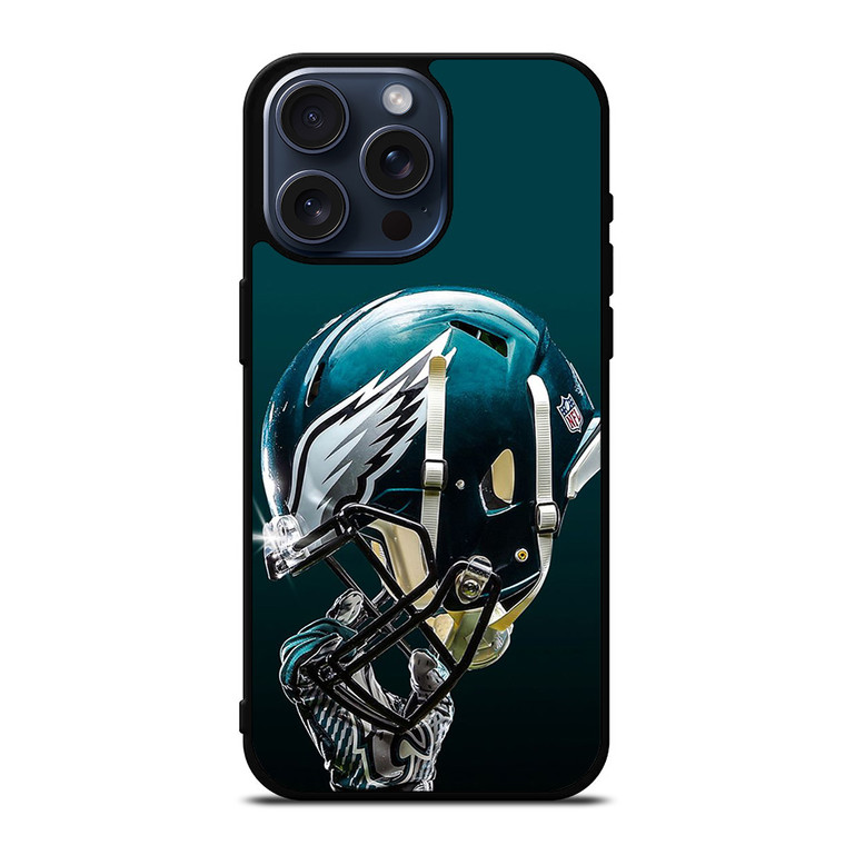 PHILADELPHIA EAGLES LOGO FOOTBALL HELMET ICON iPhone 15 Pro Max Case Cover