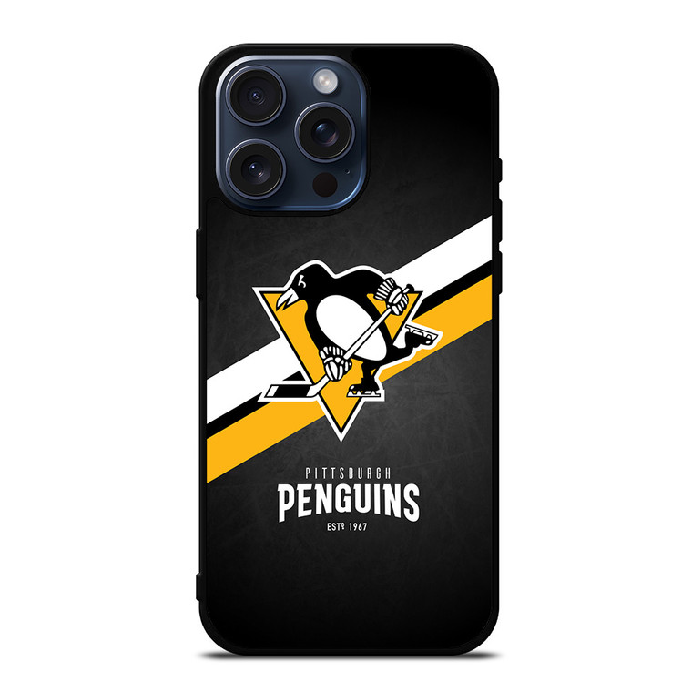 PITTSBURGH PENGUINS LOGO iPhone 15 Pro Max Case Cover