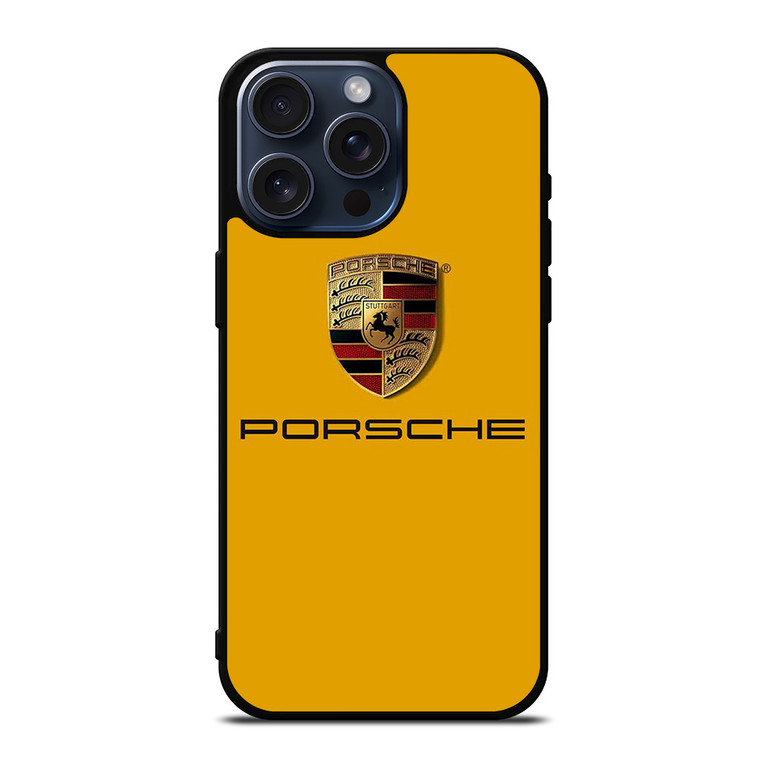 PORSCHE STUTTGART LOGO EMBLEM iPhone 15 Pro Max Case Cover