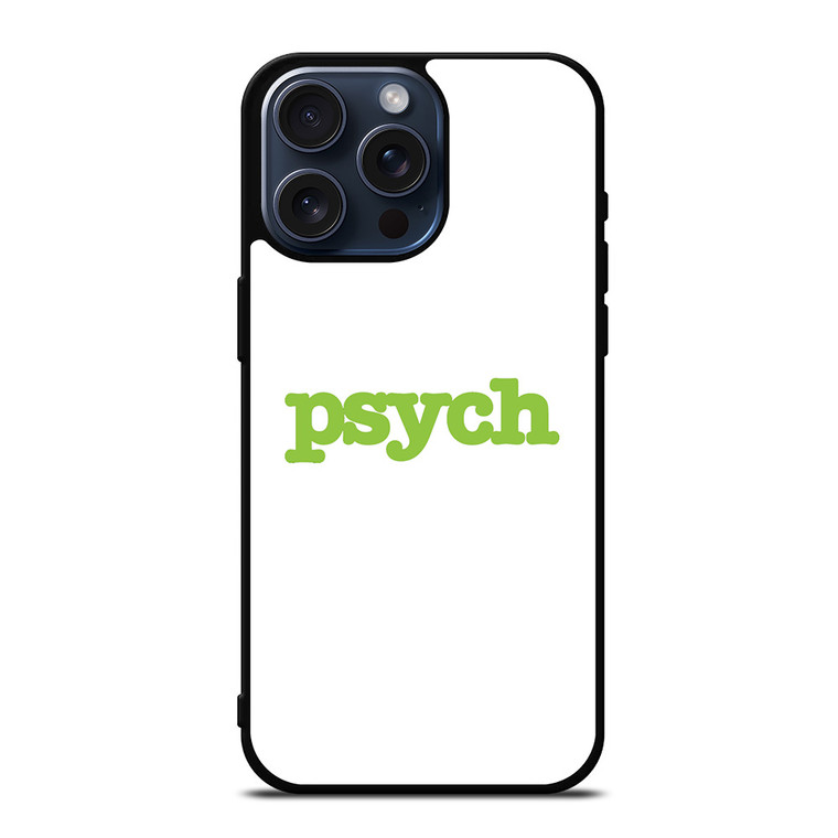 PSYCH OFF WHITE iPhone 15 Pro Max Case Cover