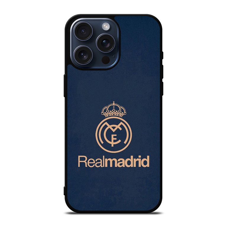 REAL MADRID ELEGANT LOGO iPhone 15 Pro Max Case Cover