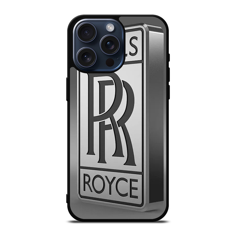 ROLLS ROYCE 3D LOGO iPhone 15 Pro Max Case Cover