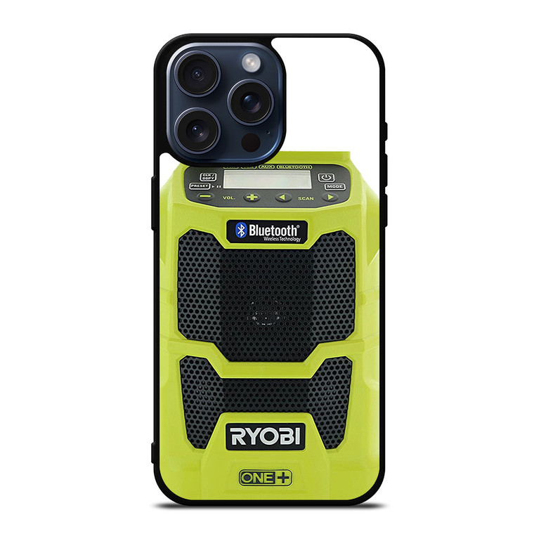 RYOBI JOBSITE RADIO iPhone 15 Pro Max Case Cover