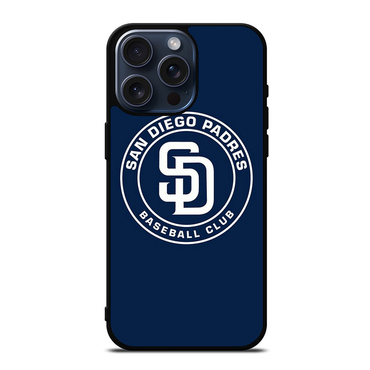 SAN DIEGO PADRES LOGO BASEBALL TEAM ICON iPhone 15 Pro Max Case Cover