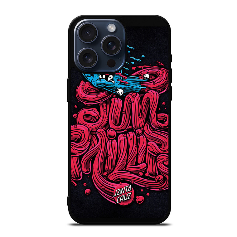SANTA CRUZ SKATEBOARDS CLIPART iPhone 15 Pro Max Case Cover