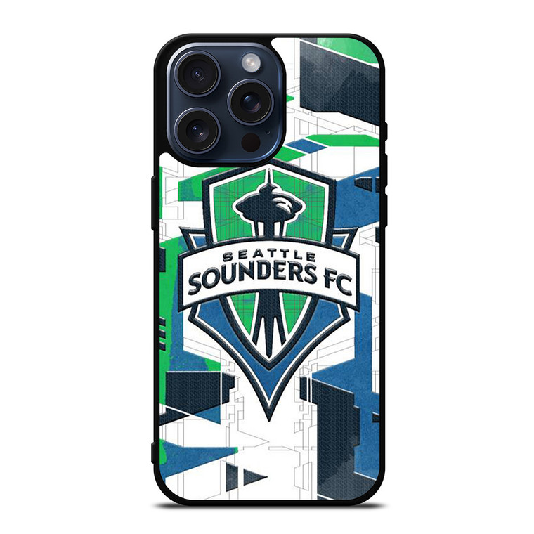 SEATTLE SOUNDERS FC LOGO iPhone 15 Pro Max Case Cover