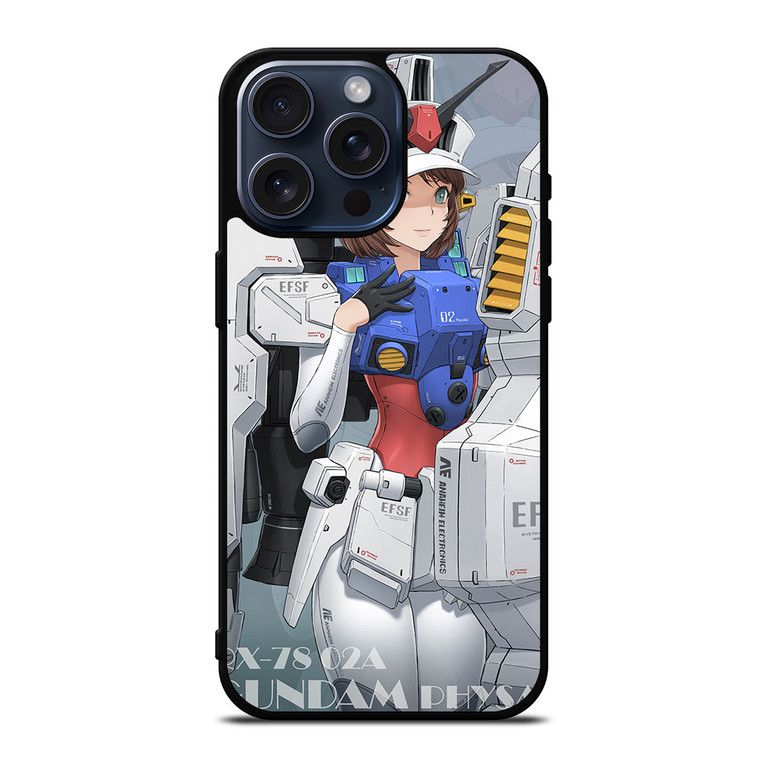 SEXY GIRL GUNDAM FAN ART iPhone 15 Pro Max Case Cover