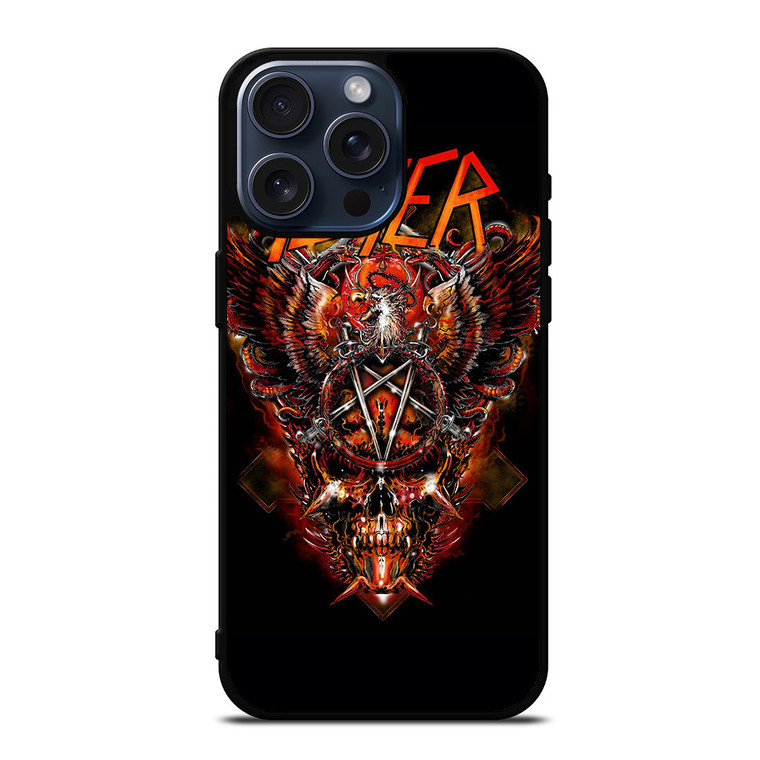 SLAYER HARDCORE BAND iPhone 15 Pro Max Case Cover