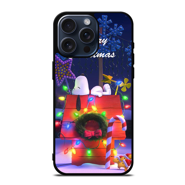 SNOOPY MERRY CHRISTMAS iPhone 15 Pro Max Case Cover