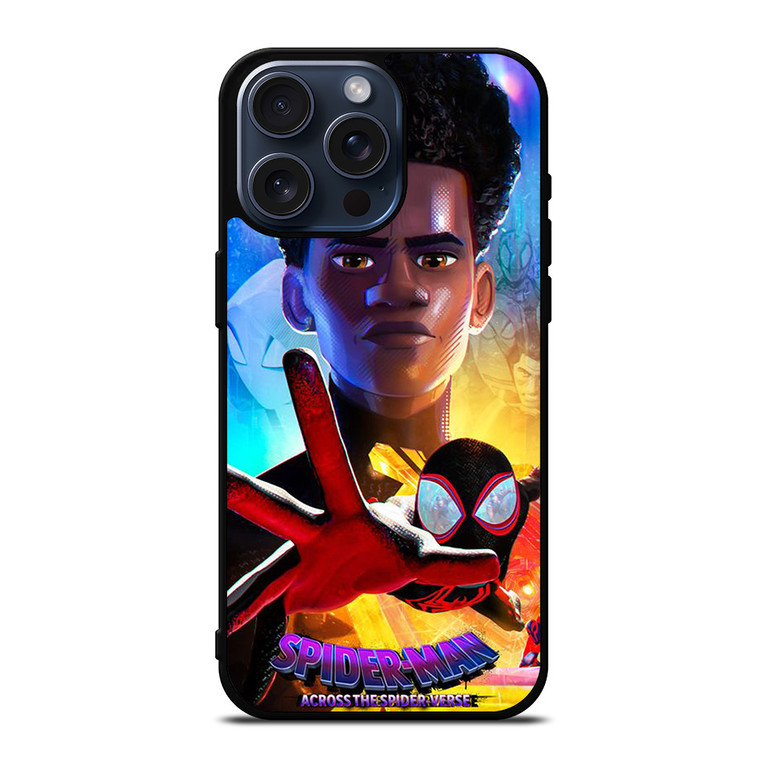 SPIDERMAN MILES MORALES ACROSS SPIDER-VERSE iPhone 15 Pro Max Case Cover