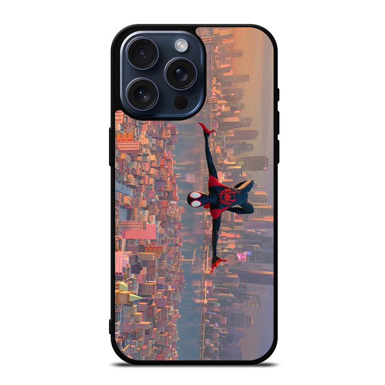 SPIDERMAN MILES MORALES SPIDER VERSE iPhone 15 Pro Max Case Cover