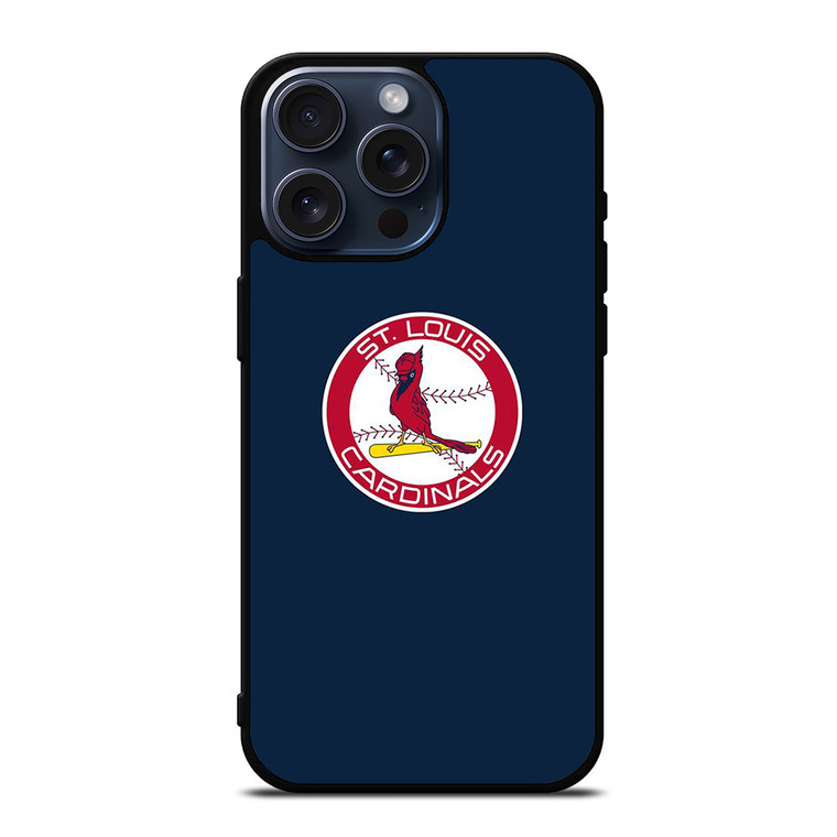 ST LOUIS CARDINALS LOGO BASEBALL TEAM EMBLEM iPhone 15 Pro Max Case Cover